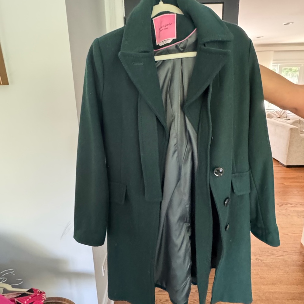 Chic Dark Green Coat